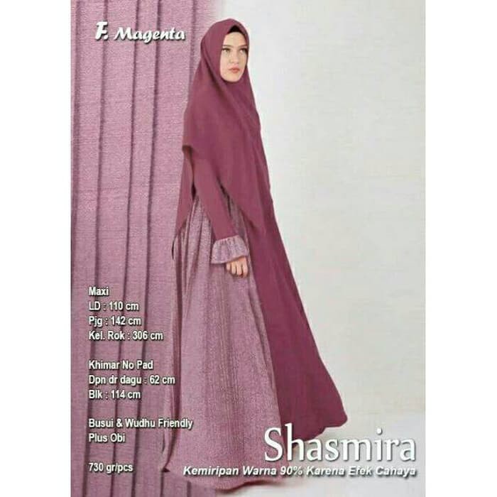 SALE  Baju Busana Muslim Wanita Gamis Syari Pesta Shasmira Baloteli Terbaru B00091