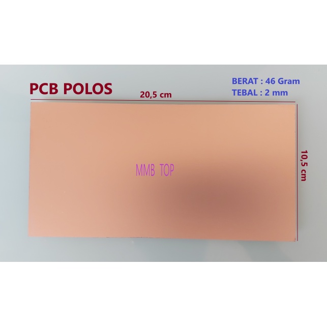 PCB Polos Ukuran 10 X 20 / Papan PCB Polos