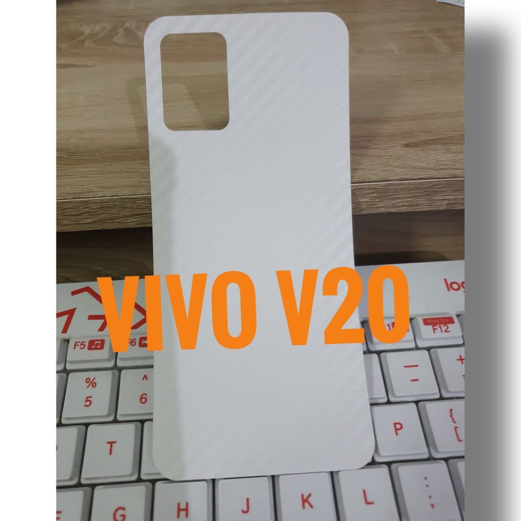 Skin Carbon Vivo V20 - Back Skin Handphone Protector Handphone