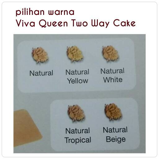 Viva Queen Two Way Cake Refill (isi ulang tanpa wadah)