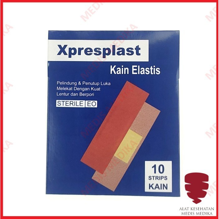 Xpresplast Sachet Plester Luka Kain Elastis p3k Isi 10 Sejenis Hansaplast