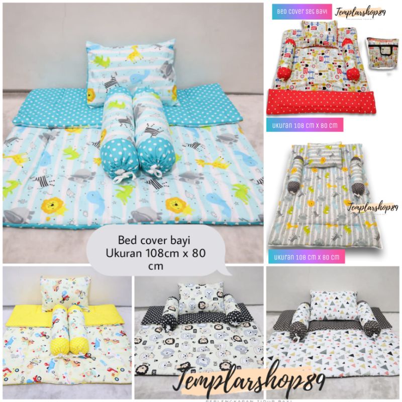 Bedding Set Bayi Bedcover Selimut Bayi Hangat Baru Lahir Free bantal guling dan Tas Cantik