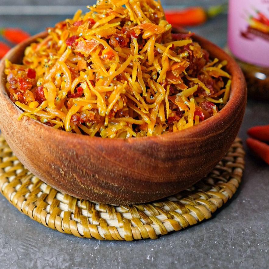 

Limited - SAMBAL BU DJUI Crispy Terbang Teri Kecombrang