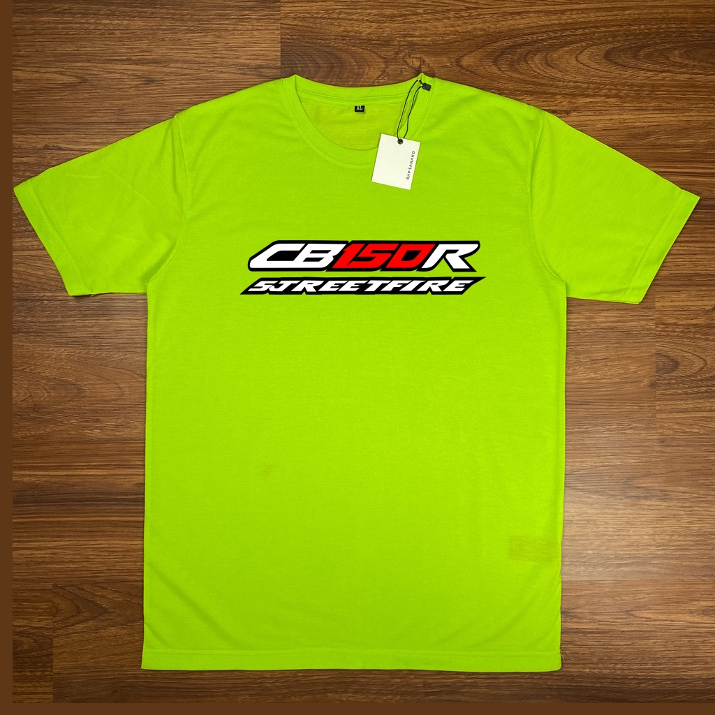 Baju Kaos CB150R Streetfire Lengan Pendek Katun Combed 30s Distro Terbaru