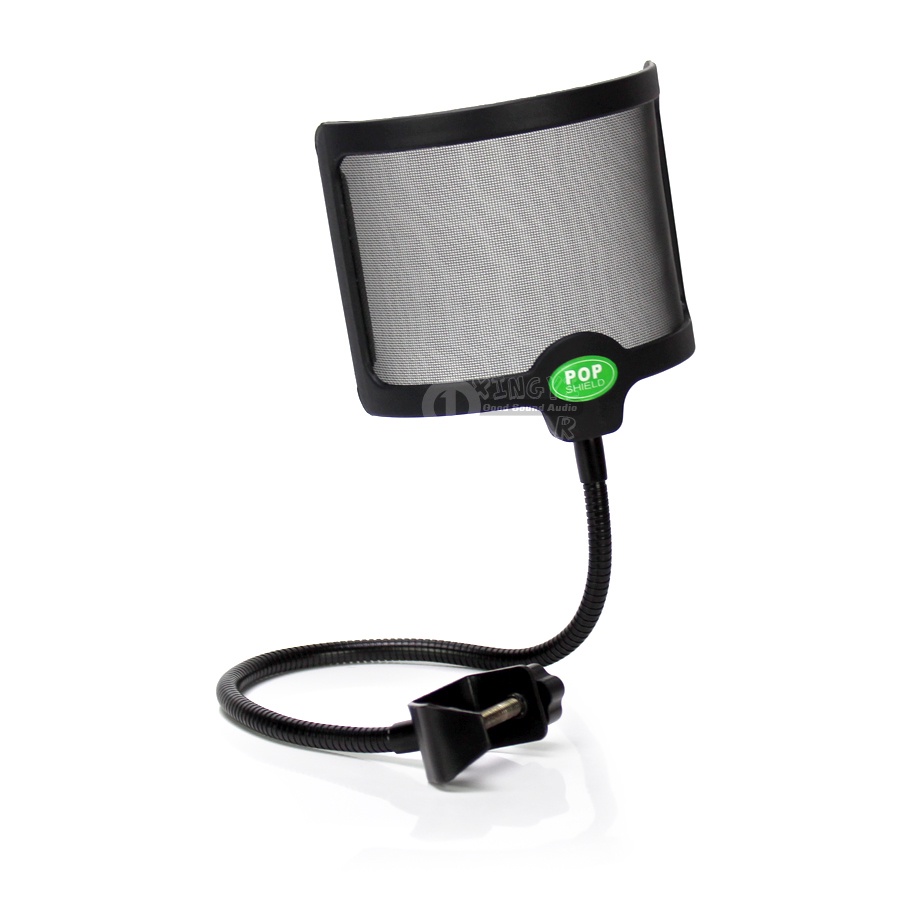 Pop Filter Pop Shield Flexible Filter Windshield Microphone Cover - Black