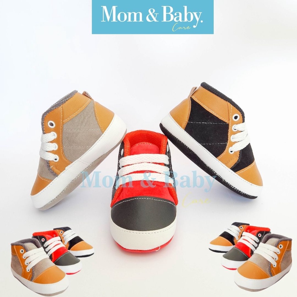 Sepatu Bayi Sneakers Prewalker 0 12 Bulan Sepatu Anak  Sepatu Bayi Merangkak CO-01