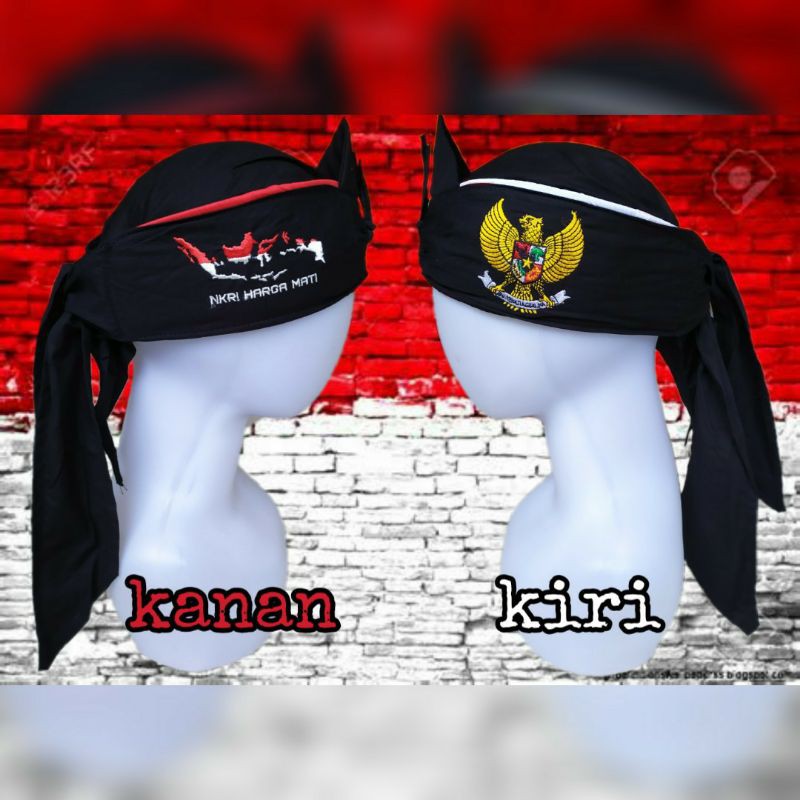 iket nkri, iket garuda, iket merah putih, blangkon nkri