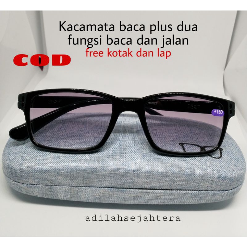 harga terbaik Kacamata Baca Dua Fungsi Baca Dan Jalan Kacamata baca pria dobel fokus kacamata baca w