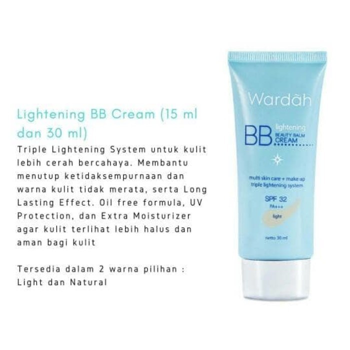 Perbedaan Warna Bb Cream Wardah Light Dan Natural Berbagai Perbedaan