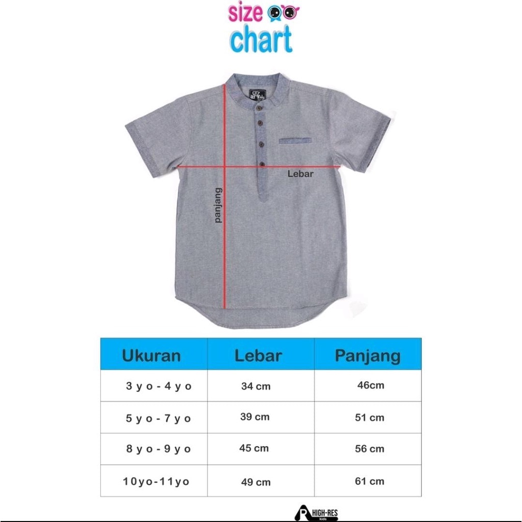 Kemeja Anak Laki-laki | Atasan Anak | Kurta Anak Limited Edition