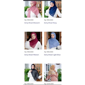 Mandjha Ivan Gunawan Fashion Scarf Daily Shawl Navy Pashmina,Ready Banyak Warna Lainnya,Produksi Bel