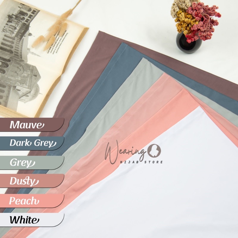 Hijab Instan Segitiga Jersey Malay / Hijab Segitiga Instan