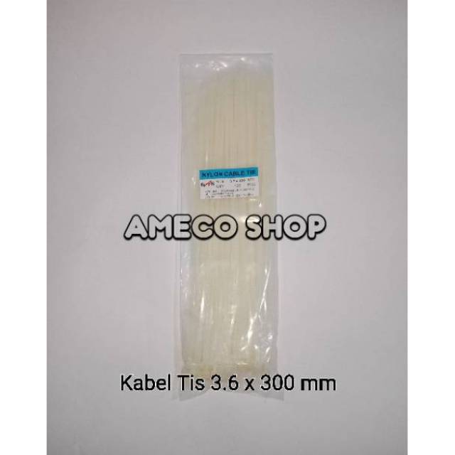 Kabel Tis / Cable Ties 3.6 x 300 Putih