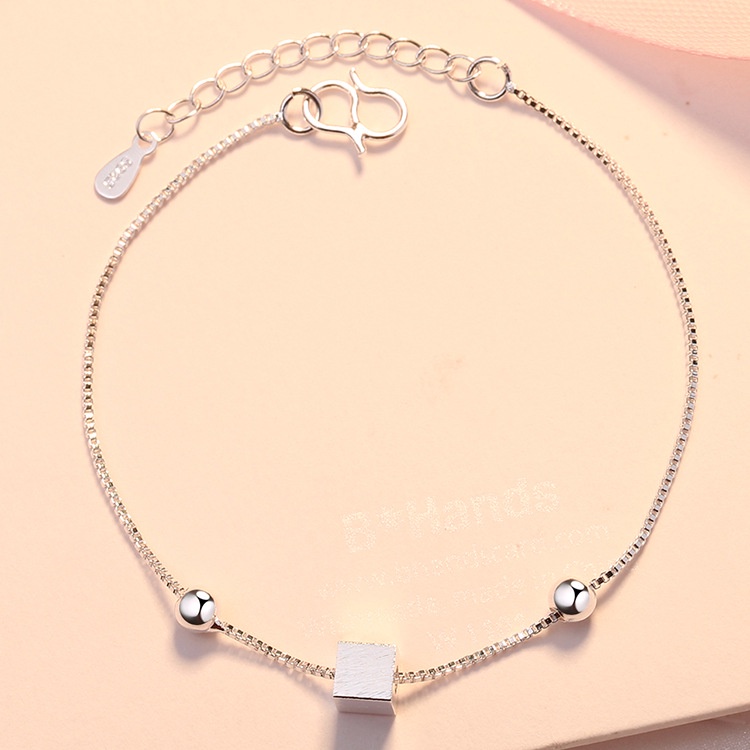 Gelang Perak Rumbai Fashion Tassel Silver Bracelet Charm Multilayer Heart Flower Cuff Bracelets Women Jewelry Accessories Gifts