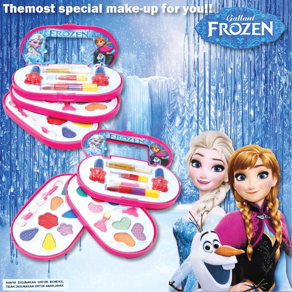 Makeup Set Make Up Anak Frozen Eyeshadown Mainan Anak Lengkap SNI