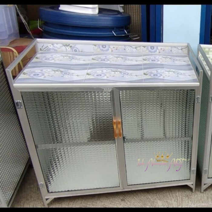 Dapur Rak Piring - Meja Kompor Minimalis Bahan Alumunium