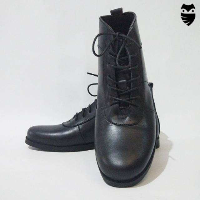 Sepatu Formal Boot Kulit Oxford Boots Kulit Sapi Asli Handmade Original Leather Hitam Coklat Shoes L