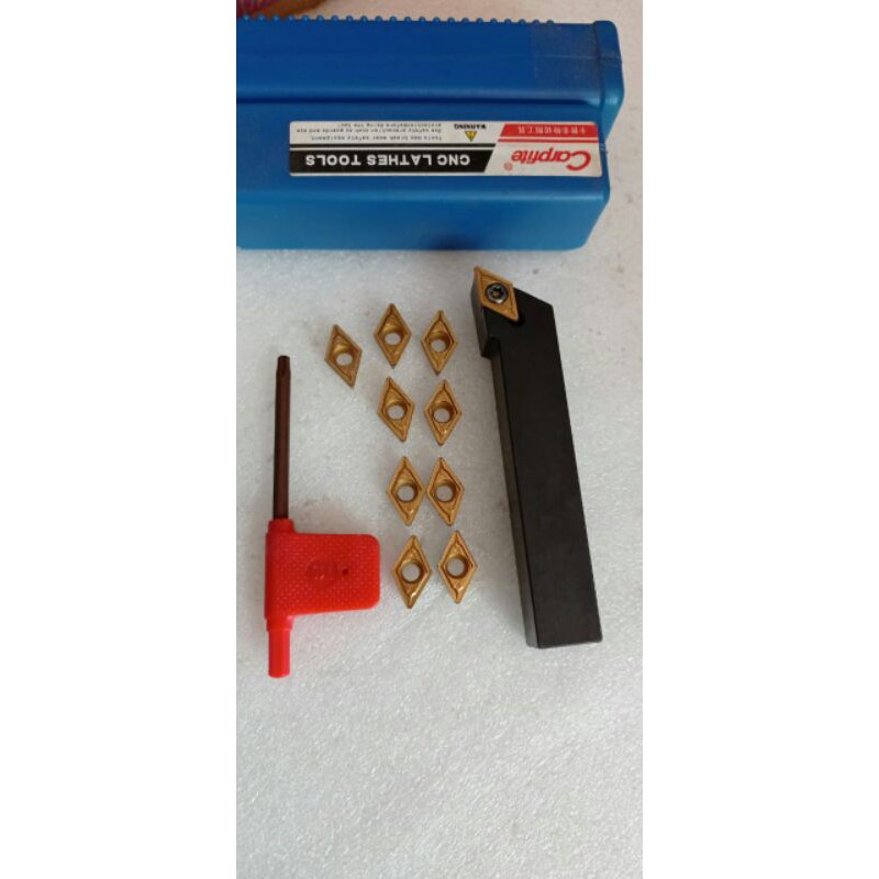 HOLDER bubut holder kanan holder SDUCR 1616 +Insert 10pcs seken atau GAGANG INSERT+INSERTnya atau AL