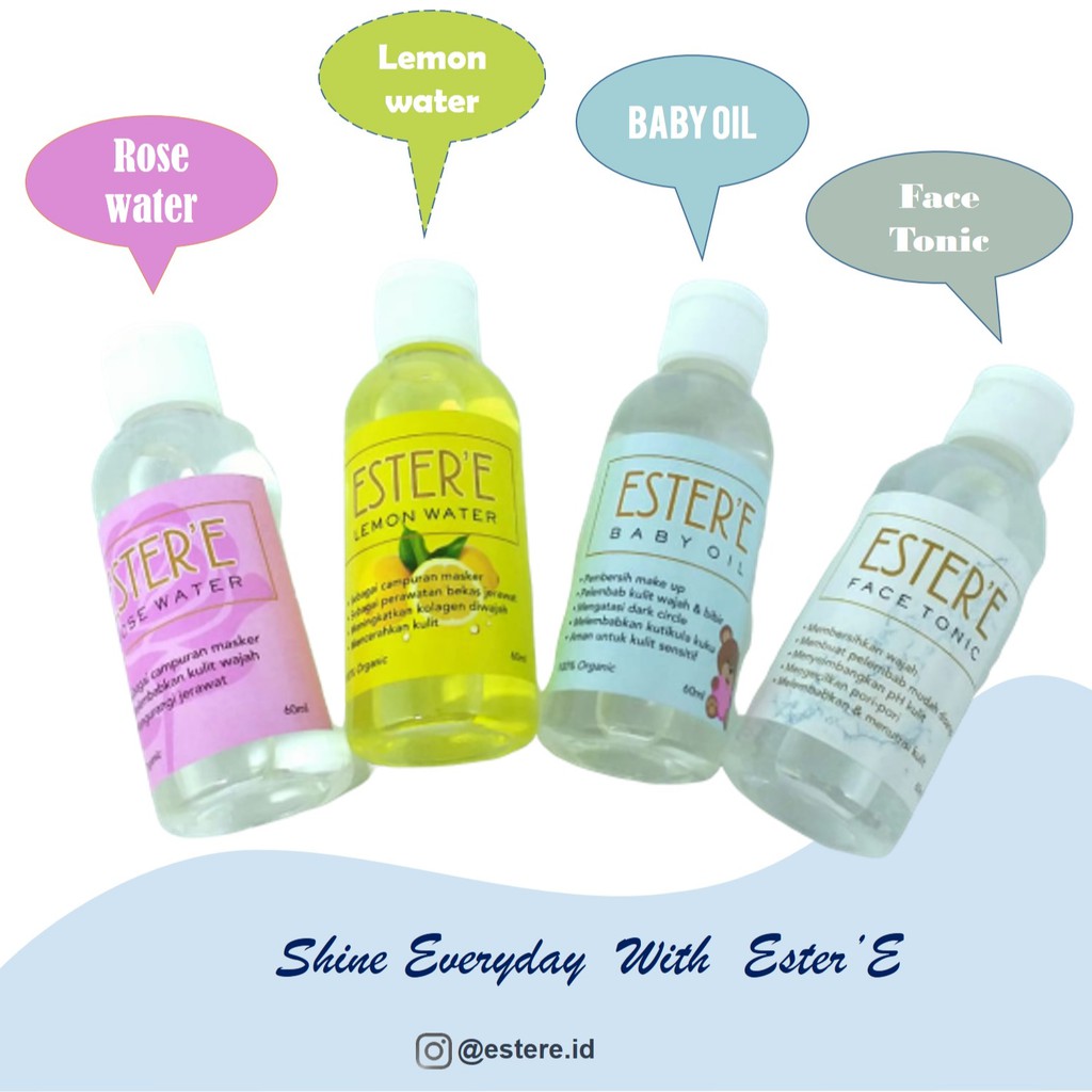 Baby Oil By Ester E 60ml Shopee Indonesia