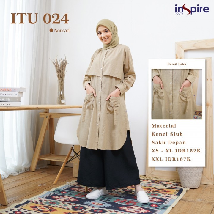 BISA COD - ITU 024 / Youth Inspire Tunik Tunic Atasan