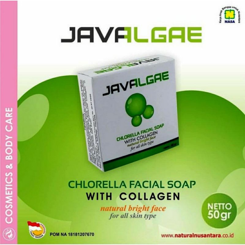 JAVALGAE NASA SABUN PEMUTIH WAJAH