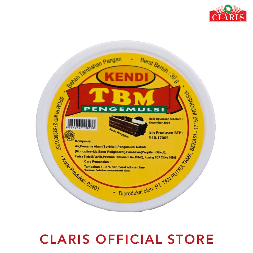 

Kendi TBM Pengemulsi Pengembang Kue 30 gr