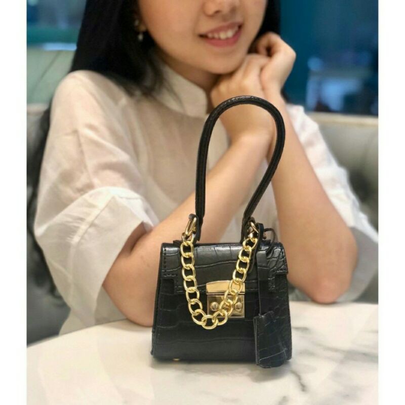 Rully68 Tas Selempang Andin Crocoo Tas mini bisa cod