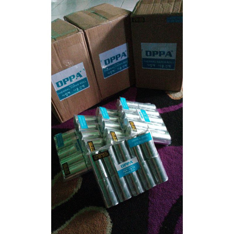 

Kertas struk / kertas thermal / thermal paper kasir printer bluetooth 58x30