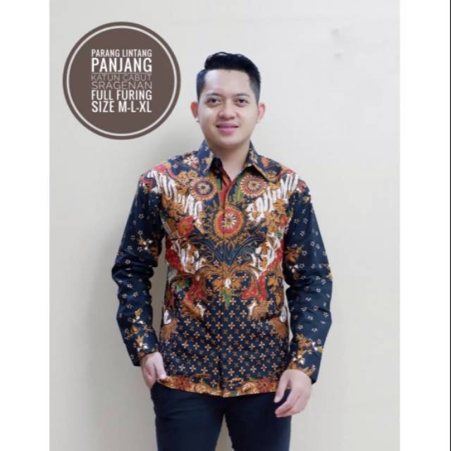 Batik parang lintang hitam