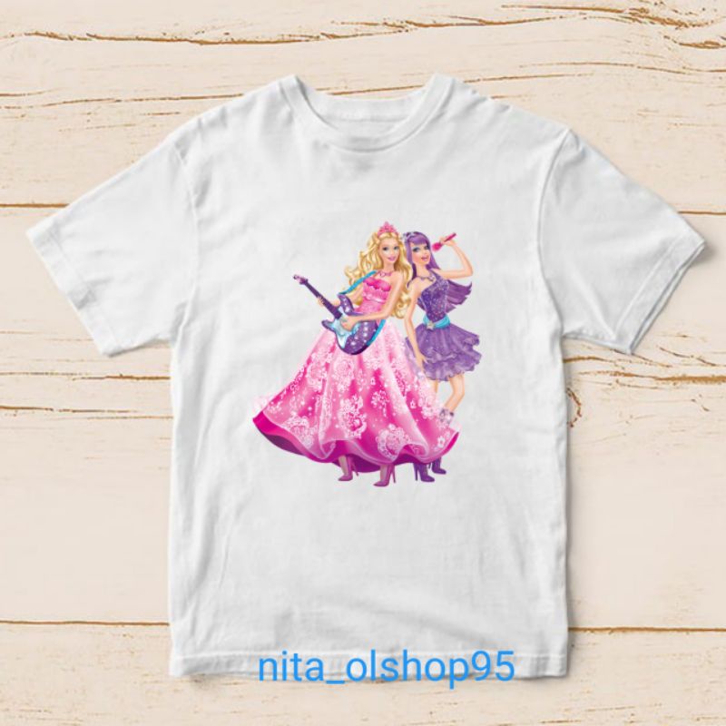 baju Barbie school simulator kaos anak