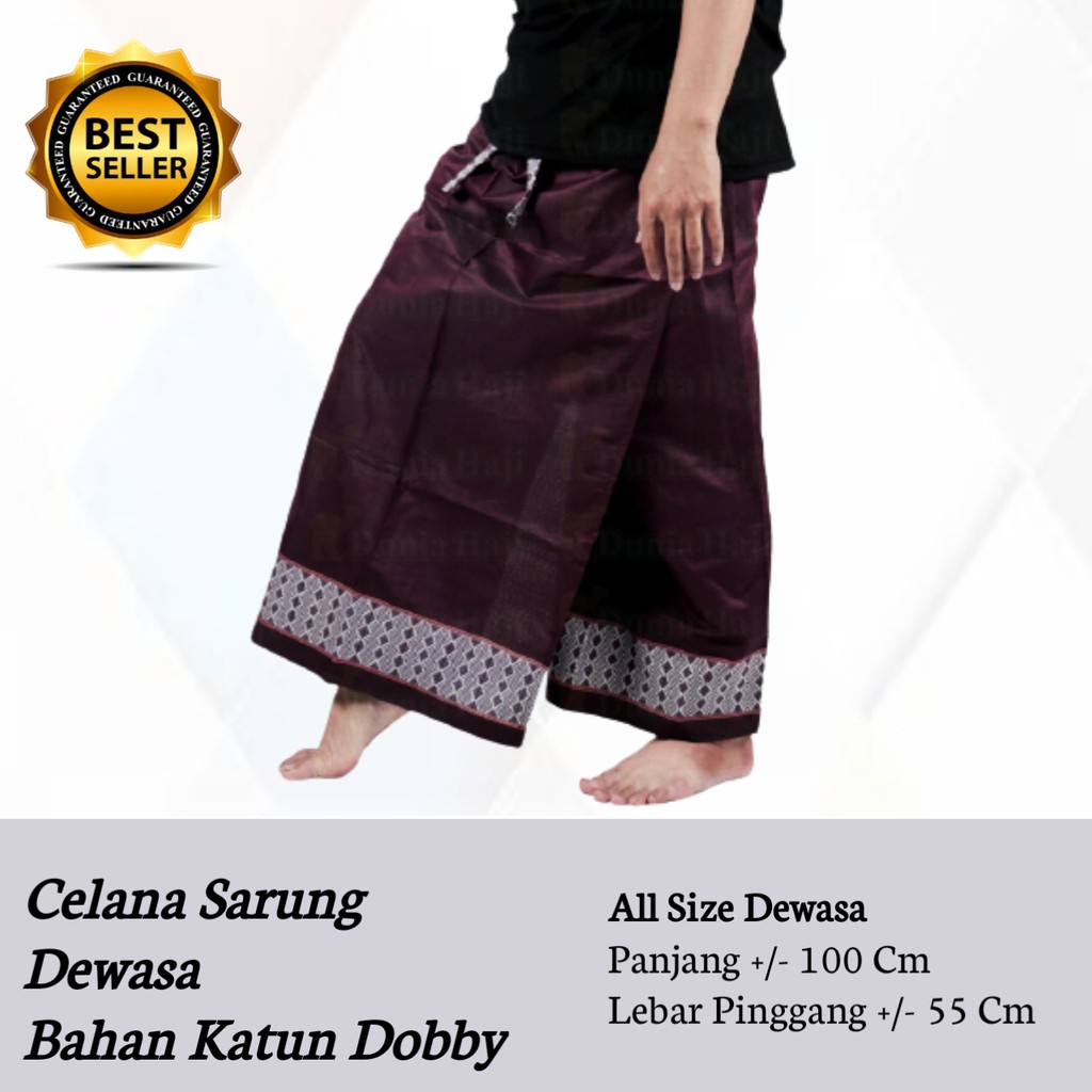 SARUNG Celana Pria Dewasa/Sarung instan bahan katun dobyy