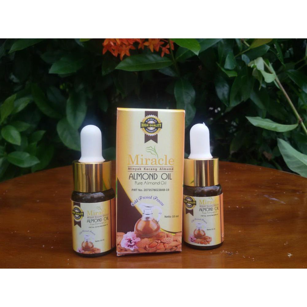 Jual Pemerah Bibir Alami Herbal  Penghilang Kantung Mata Almond Oil Miracle