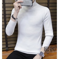 SundaFashionshop Sweater Rajut Turtleneck Polos 12 get/Sweater pria dan wanita Korean style