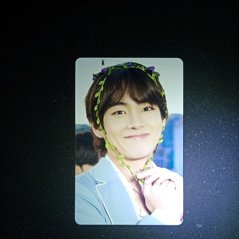 Photocard Official Taehyung daun bunga dicon 101