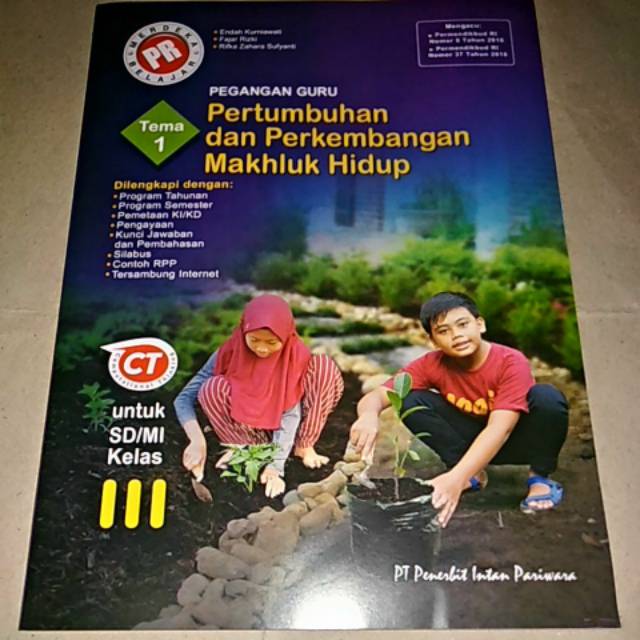 

Buku PR PG kelas 3, Tema 1, TERBARU. HVS