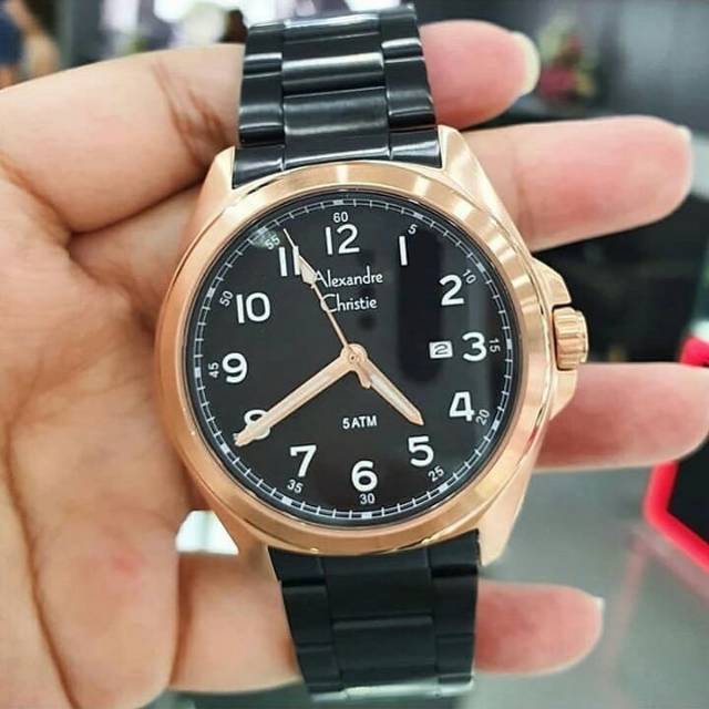 JAM TANGAN ALEXANDRE CHRISTIE COWOK AC 6540 ORIGINAL