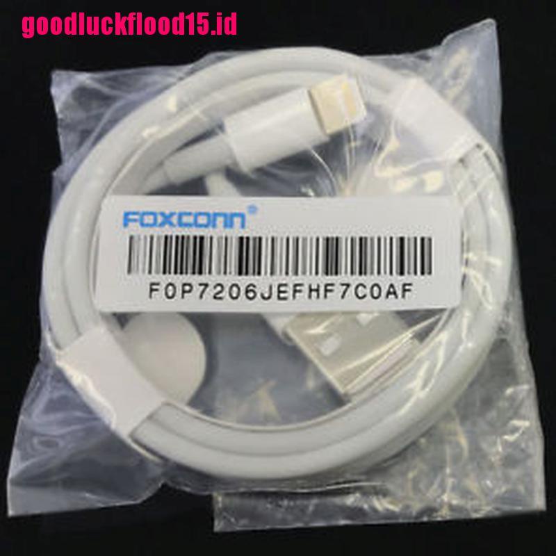 (LUCKID) Foxconn Kabel Charger Lightning USB Untuk iPhone X 10 8 7 6 iOS 11.3