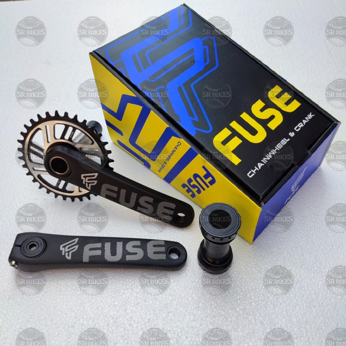 Crank Crankset Chainwheel SINGLE 32T / 34T HT 2 HOLLOWTECH 2 FUSE CL