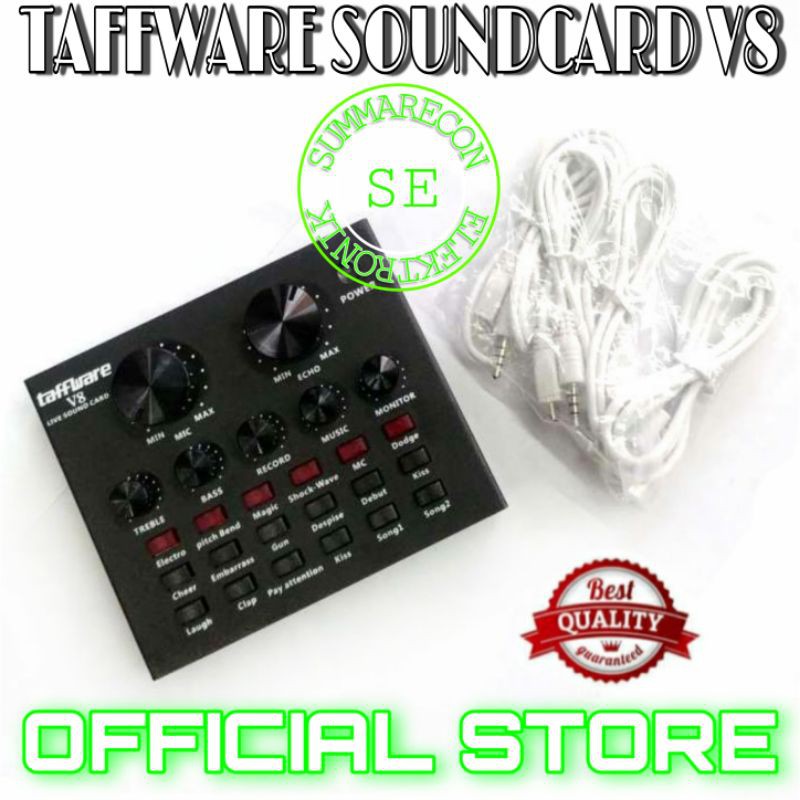 soundcard v8 taffware recoding