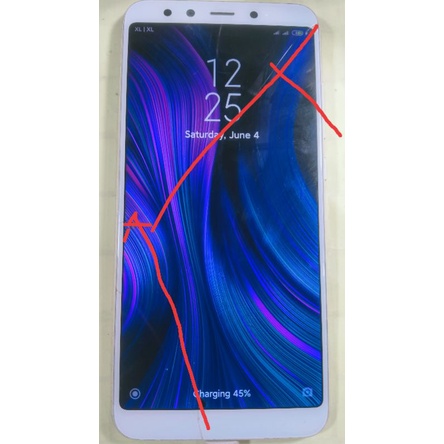 unit hp xiaomi mi 6x ram 4 rom 64 KONDISI MINUS