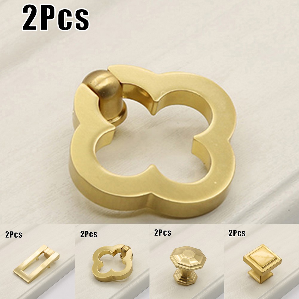 Cabinet Knobs Drawer With Screws 2pcs Modern Contemporary Cupboard Pulls Furniture Kitchen Shopee Indonesia