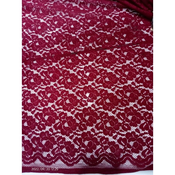 0.5 Meter brukat Malika/kain brukat kebaya/kain brukat motif Malika/bahan brukat kebaya