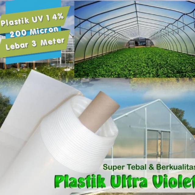 

Plastik UV 14 Ketebalan 200 Micron P.1MxL.3M