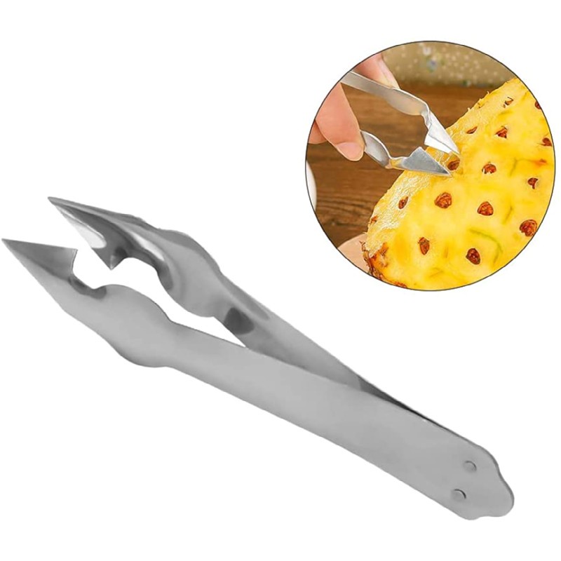 Jepitan Mata Nanas / Capit Capitan Mata Nanas / Penjepit Pencabut Nanas Stainless Steel / Alat Pengupas Buah Nanas