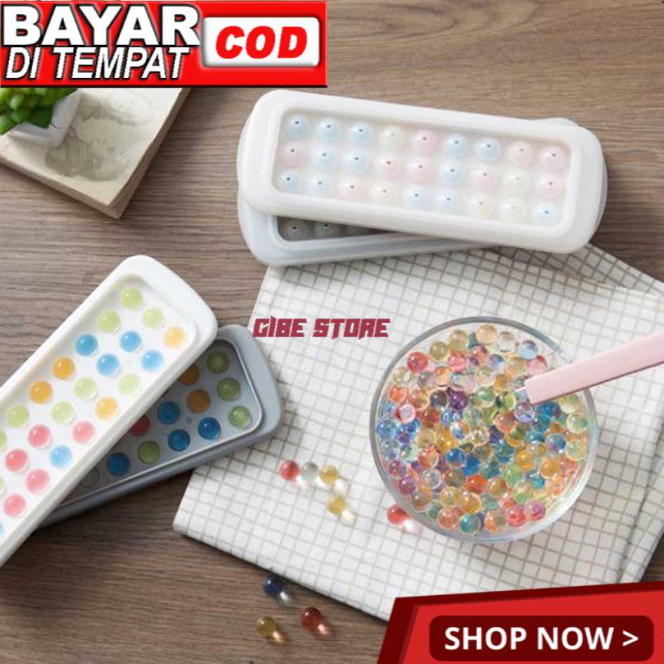 cetakan es batu bulat sphere crystal ice cube maker krm003