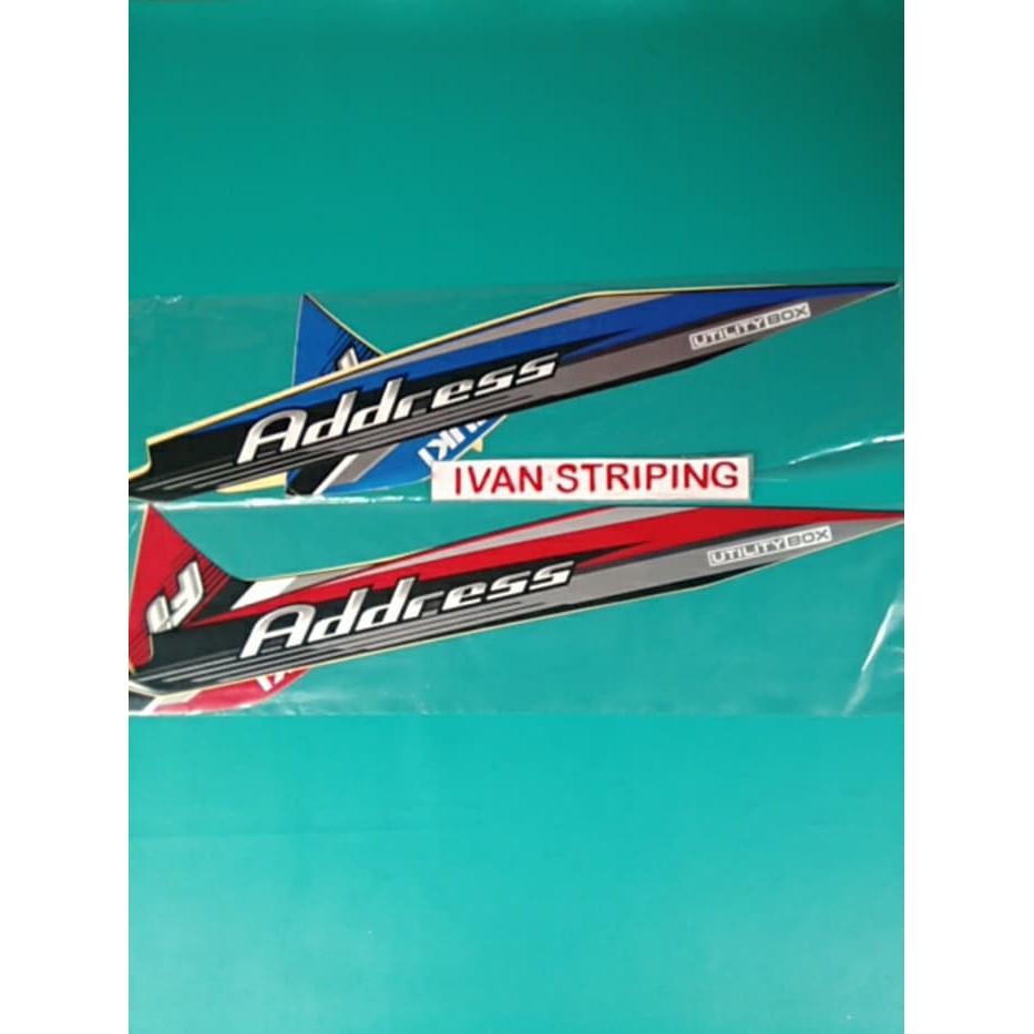 promo stiker / striping motor suzuki address 2015