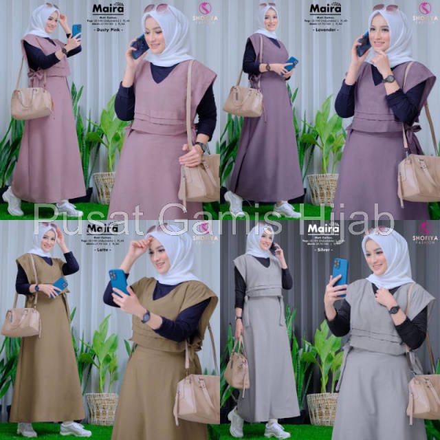 Set 3in1 Original Shofiya Setelan Katun Premium / Maira Artika Daniya Welly Melia