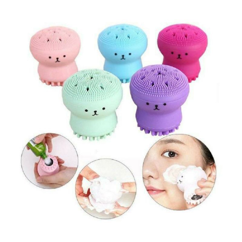 Spon cuci muka cleansing brush GURITA/ gurita