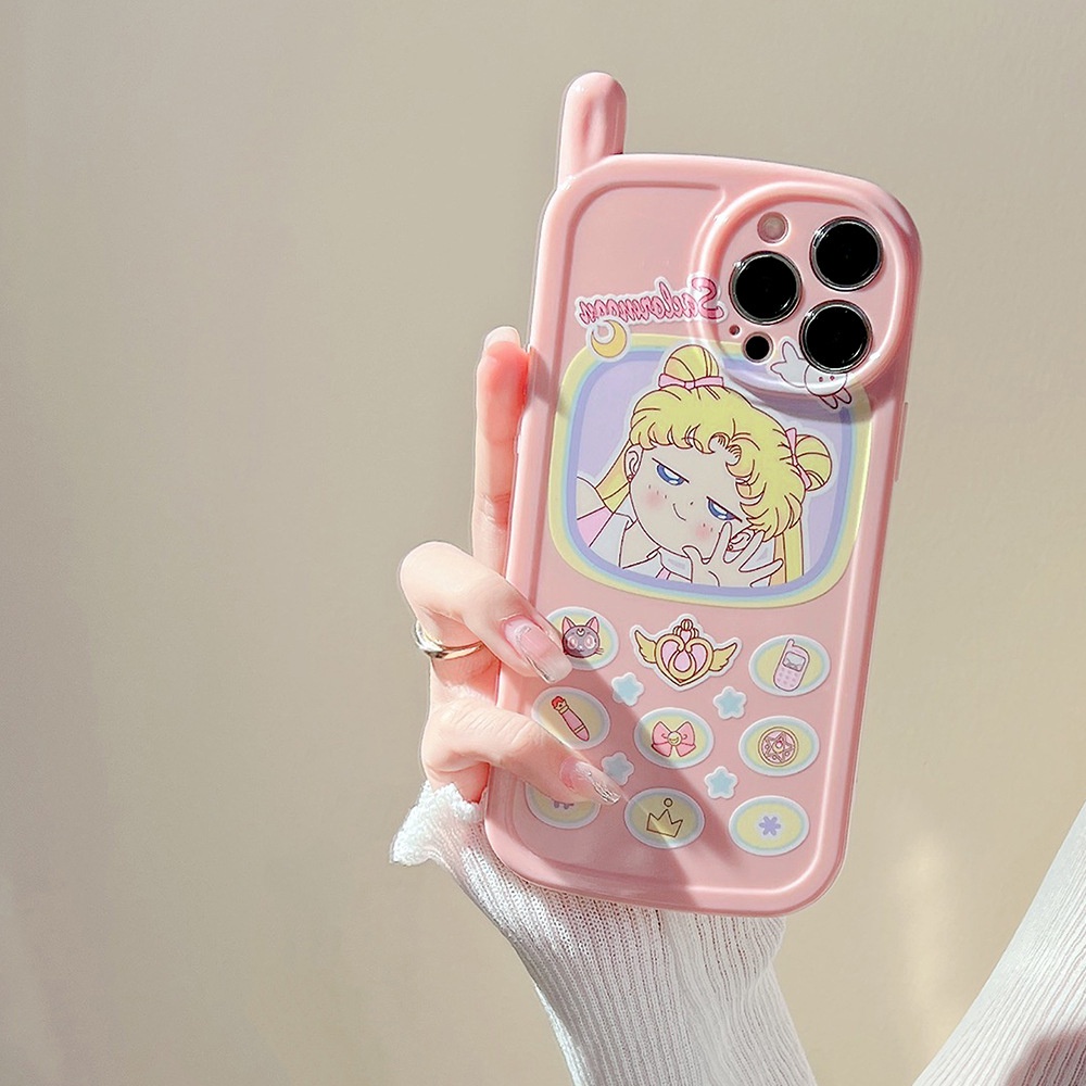 Soft Case Tpu Motif Sailor Moon Untuk iPhone 13pro 13prm 11 7Plus 8Plus Xr XS 13 12pro Max