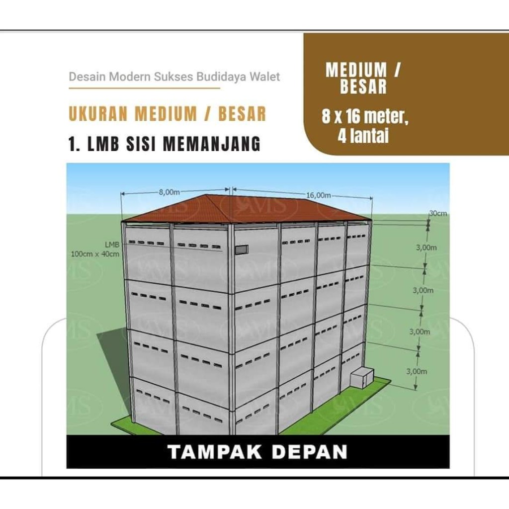 Jual DESAIN MODERN GEDUNG WALET BY ANDROMEDA MULTI SARANA AMS Indonesia Shopee Indonesia